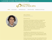 Tablet Screenshot of consultaenpsicoterapia.cl